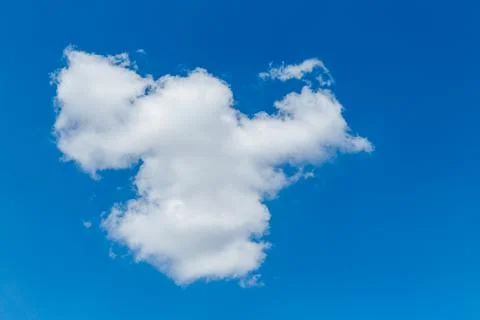 White, Fluffy Clouds In Blue Sky. Background From Clouds Stock Photos