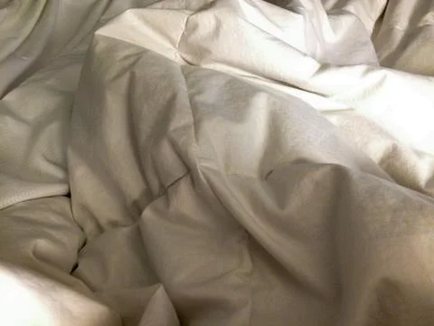 White fluffy sheets Stock Photos