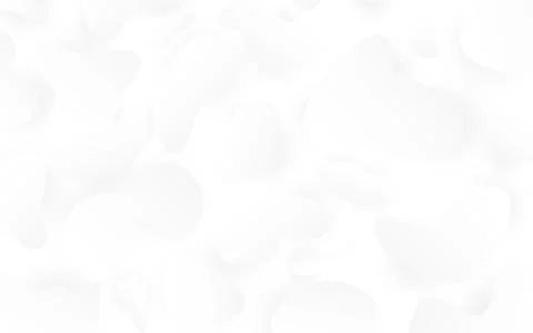 White fluid background. Liquid shapes with soft shadow. Smooth light elements Stock Illustration