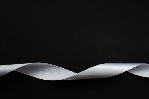 White flying on a black background Stock Photos