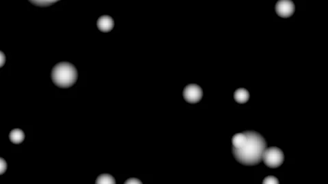 White flying bubble Stock-Footage 284252664