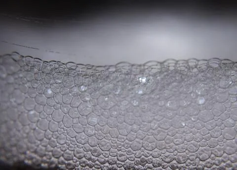 White foam bubbles 库存照片