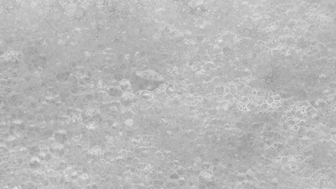 White Foam With Bubbles Popping 库存影片 103473977