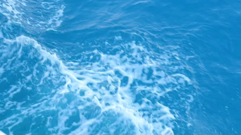 White Foam on the Water Surface Stock Footage 130393202