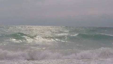 White foam waves Stock Footage 123704482