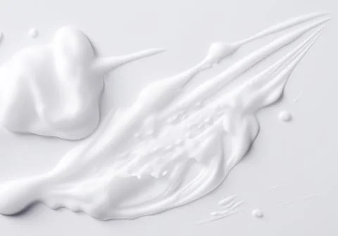 White foam on white background Stock Photos