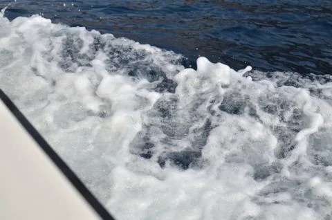 White foamy wave Stock Photos