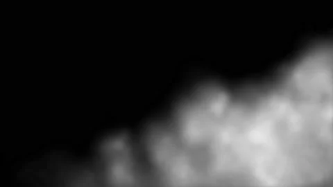 White fog on a black background. 動画素材 150433470