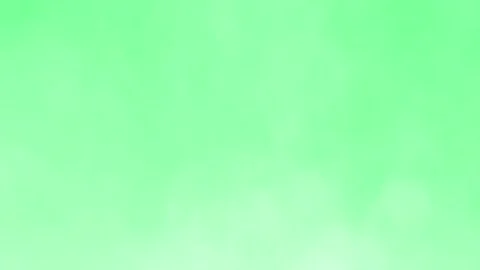 White fog effect from bottom frame green chroma background smoke full screen 動画素材 327139771