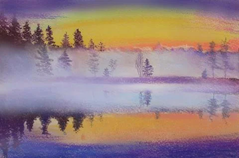 White fog Stock Illustration