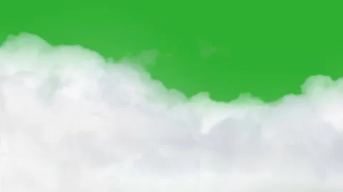 White Fog Mist Clouds Ground Level Green Screen Video Effect Stock-Footage 265149182