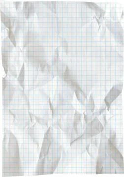 White Folded Paper Grid Stock Illustration