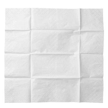 White folded paper texture square Stock Photos