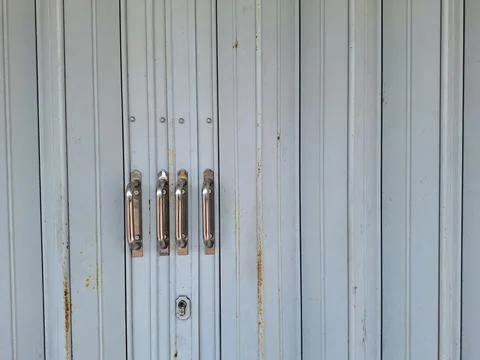 White Folding Door Stock Photos