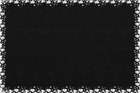 White frame of abstract shapes Stock Photos