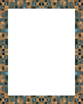 White Frame Background with Decorated Borders White frame background with ... Stock Photos