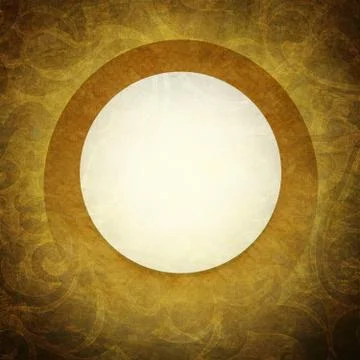 White frame on decarative background Illustrazione stock