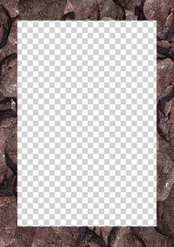 White Frame with Decorated Borders Stock Photos