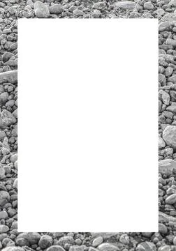 White Frame with Decorated Borders White frame background with decorated d... Stock Photos