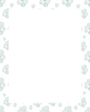 White Frame with Decorated Borders White frame background with decorated d... Stock Photos