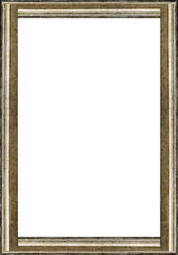 White Frame with Decorated Borders White frame background with decorated d... Stock Photos