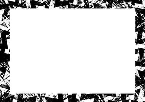White Frame with Decorated Borders White frame background with decorated d... Stock Photos