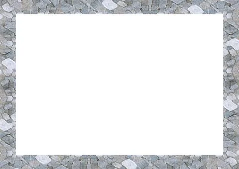 White Frame with Decorated Borders White frame background with decorated t... Stock Photos