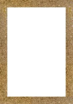 White Frame with Decorated Borders White frame background with decorated d... Stock Photos