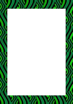 White Frame with Decorated Borders White frame background with decorated d... Stock Photos