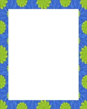 White Frame with Decorated Borders White frame background with decorated d... Stock Photos
