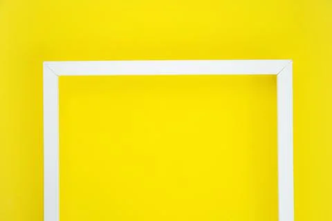 The white frame is a different letter, highlighting the center on a bright Stock Photos