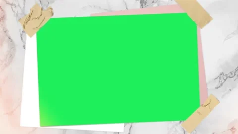 White frame with green space. Stock Footage 142775009