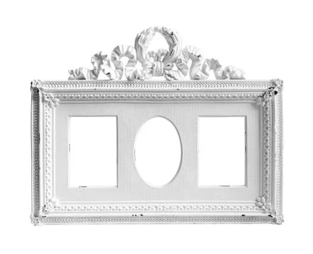 White frame Stock Illustration