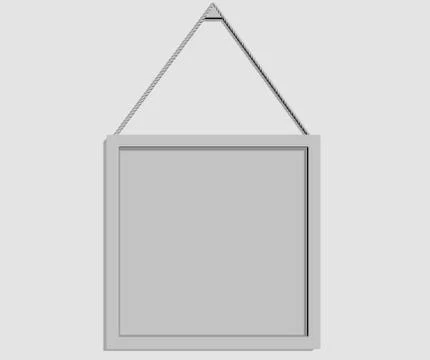 White frame Stock Illustration