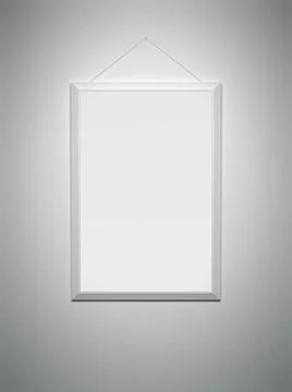 White frame An image of a white frame on a white wall Copyright: xZoonar.c... Stock Photos