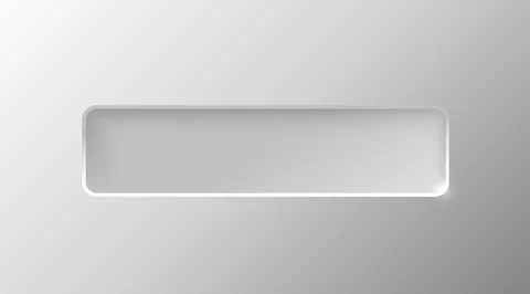 White frame label, event bar button, silver signboard. Vector illustration 스톡 일러스트