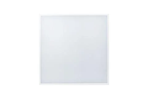White frame or poster isolated in a white background. Blank square photo frame Stock Photos