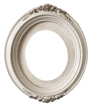 White frame for paintings Stock Photos