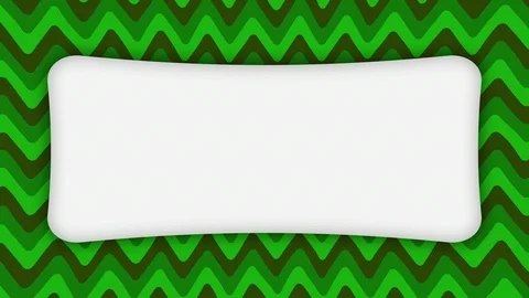 White frame rectangle banner on wavy green shapes animation Stock Footage 121570364