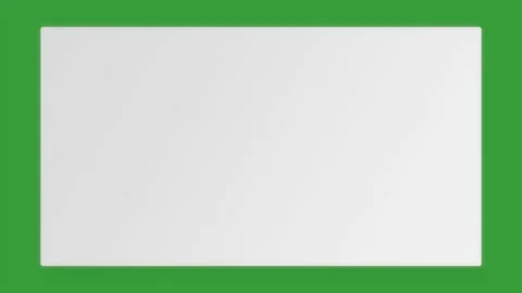 White Frame On Right Direction On Green Background Stock Footage 194994529