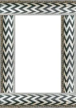 White Frame with Romanic Style Column Borders Stock-Fotos