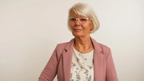 White framed glasses Video stock 107744597