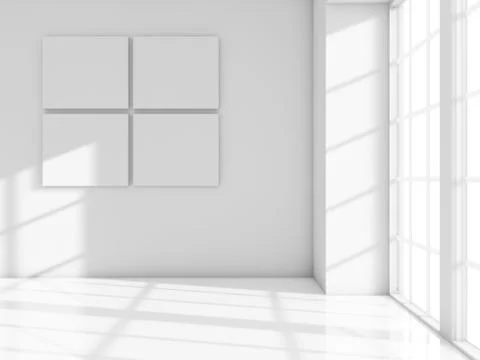 White frames Stock Illustration