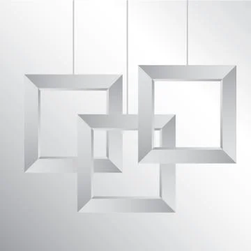 White frames Stock Illustration