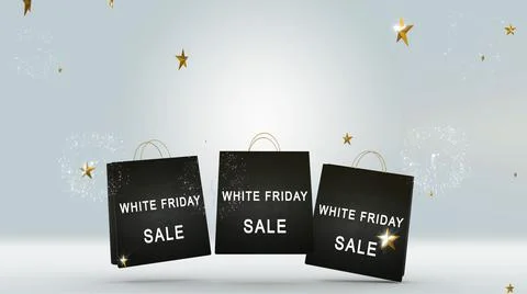 White Friday Background 스톡 일러스트