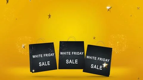 White Friday Background 스톡 일러스트