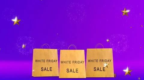 White Friday Background 스톡 일러스트