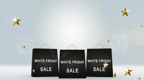 White Friday Background 스톡 일러스트