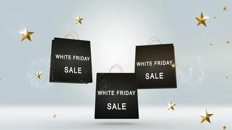White Friday Background 스톡 일러스트