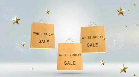 White Friday Background 스톡 일러스트